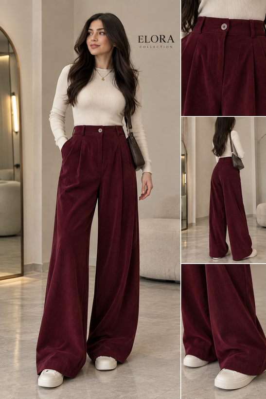 شلوار مخمل کبریتی bano